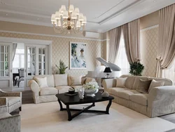 Neoclassical living room real photos