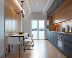 Photo of a euro kitchen in an apartment