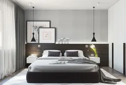 Minimalist bedroom interior