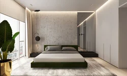 Minimalist bedroom interior