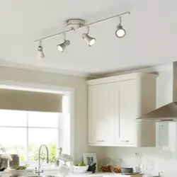 Ceiling Spots In The Kitchen Interior