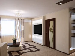 Apartment design in Khrushchev with a passage room photo