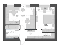 Kitchen Living Room Layout Design Project