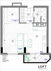Kitchen living room layout design project