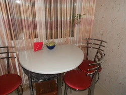 Table In A Small Kitchen Design Photo Khrushchev