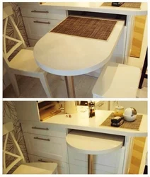Стол у маленькую кухню дызайн фота хрушчоўка