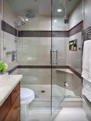 Bathroom Interior Without Bathtub And Toilet