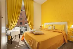 Спальня С Желтыми Обоями Фото