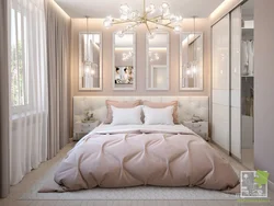 Simple bedroom design in light colors photo