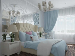 Simple Bedroom Design In Light Colors Photo
