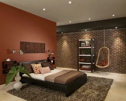 What Colors Goes With Brown In A Bedroom Interior Photo