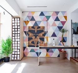 Design of wall geometry in an apartment