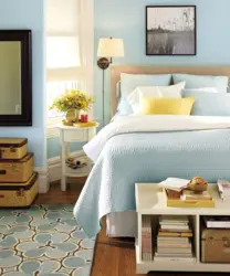 Color Combination In The Interior Of The Bedroom Walls