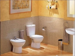 Photo Of Bidet And Toilet In The Bathroom