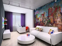 Living room in art design style