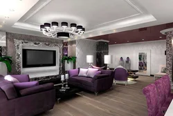 Living Room In Art Design Style