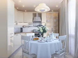 Kitchen Design With White Table