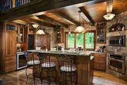 Kitchen renovation photos in wooden houses