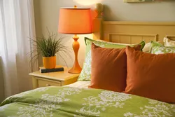 Сочетание цветов в интерьере спальни персиковый