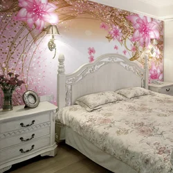 Flowers for the bedroom as a design