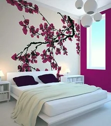 Цветы для спальни как дизайн