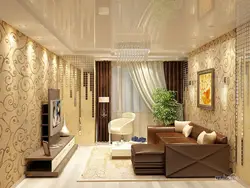 Photo living room in gold tones photo