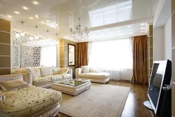 Photo Living Room In Gold Tones Photo