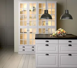 Ikea budbin white kitchen in a real interior