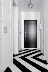 White Tiles On The Hallway Floor Photo
