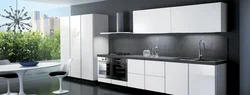 Kitchen straight design modern light