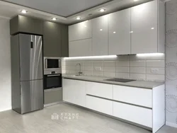 Kitchen straight design modern light