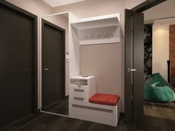 Дизайн однокомнатной квартиры с маленькой прихожей