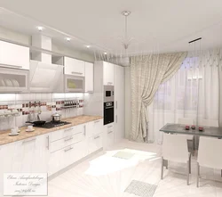 Современная кухня 2023 светлая дизайн интерьера
