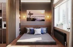 Интерьер спален с перегородками фото