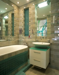 Bath Interior In Emerald Color