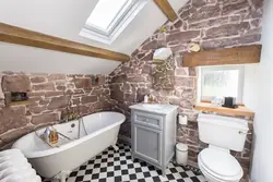 Bathroom and toilet in the house photo