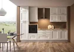 Straight kitchen design 5 meters long