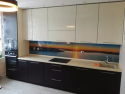 Straight kitchen design 5 meters long