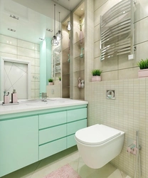 Delicate bathroom design
