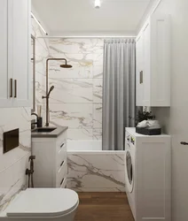 Bathroom In A One-Room Apartment Photo