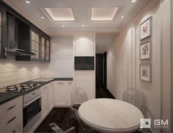 Kitchen design in a nine-story house