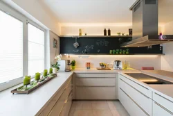 Black kitchens without upper cabinets photo