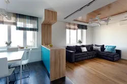 Apartment design studio kitchen room