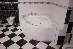 Bathroom With Triangular Bathtub Photo