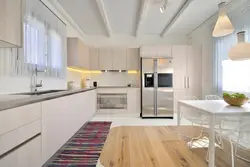 Kitchen design 16 sq m home