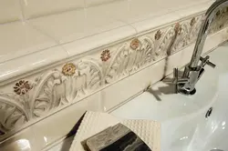 Photo of bathtub design with border