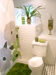 Bath design with flower