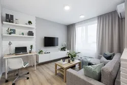 Studio Living Room Design In Apartment