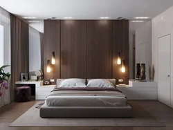 Modern bedroom wall design