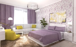Bedroom color wallpaper photo